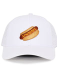 White Hot Dog Low Pro Waterproof Hat
