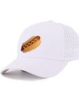 White Hot Dog Low Pro Waterproof Hat