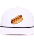 White Hot Dog Tradesman Waterproof Hat