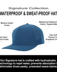 Atlantic Blue Raccoon Signature Waterproof Hat
