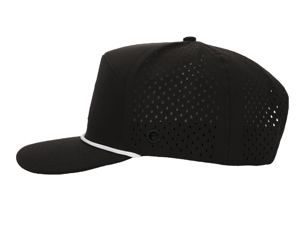 Black &amp; White American Tradesman Waterproof Hat