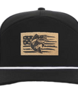 Black American Fish Tradesman Waterproof Hat