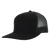 Stealth Black Mesh Tradesman Waterproof Hat