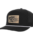 Black American Fish Tradesman Waterproof Hat