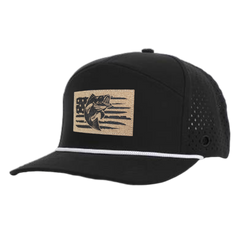 Black American Fish Tradesman Waterproof Hat