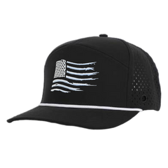 Black & White American Tradesman Waterproof Hat