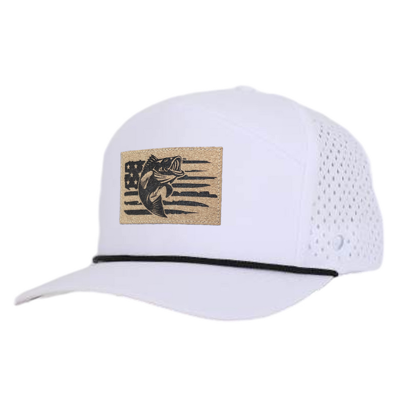 White American Fish Tradesman Waterproof Hat