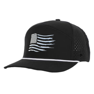 Black & White American Tradesman Waterproof Hat