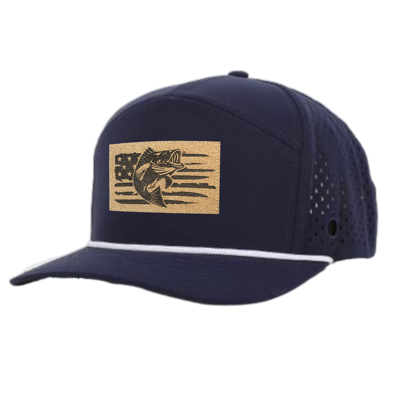 Navy American Fish Tradesman Waterproof Hat