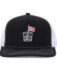 Black & White Mesh 19th Hole Signature Waterproof Hat