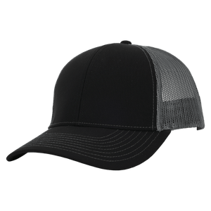 Black & Charcoal Mesh Low Pro