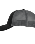 Black & Charcoal Raccoon Mesh Low Pro Waterproof Hat