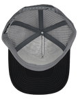 Black & Charcoal Raccoon Mesh Signature Waterproof Hat