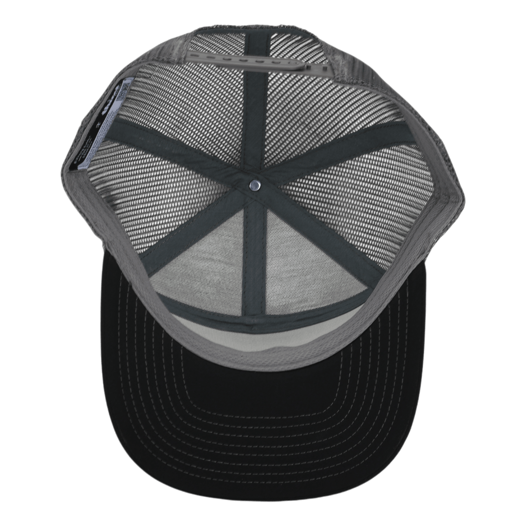 Black &amp; Charcoal Raccoon Mesh Tradesman Waterproof Hat