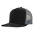 Black Charcoal plastic mesh signature 5 panel hat waterproof and sweat proof cap Six hats Supply