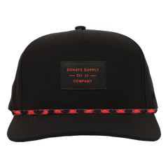 Black & Red OG Signature Waterproof Hat