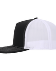 Black & White Mesh 19th Hole Signature Waterproof Hat