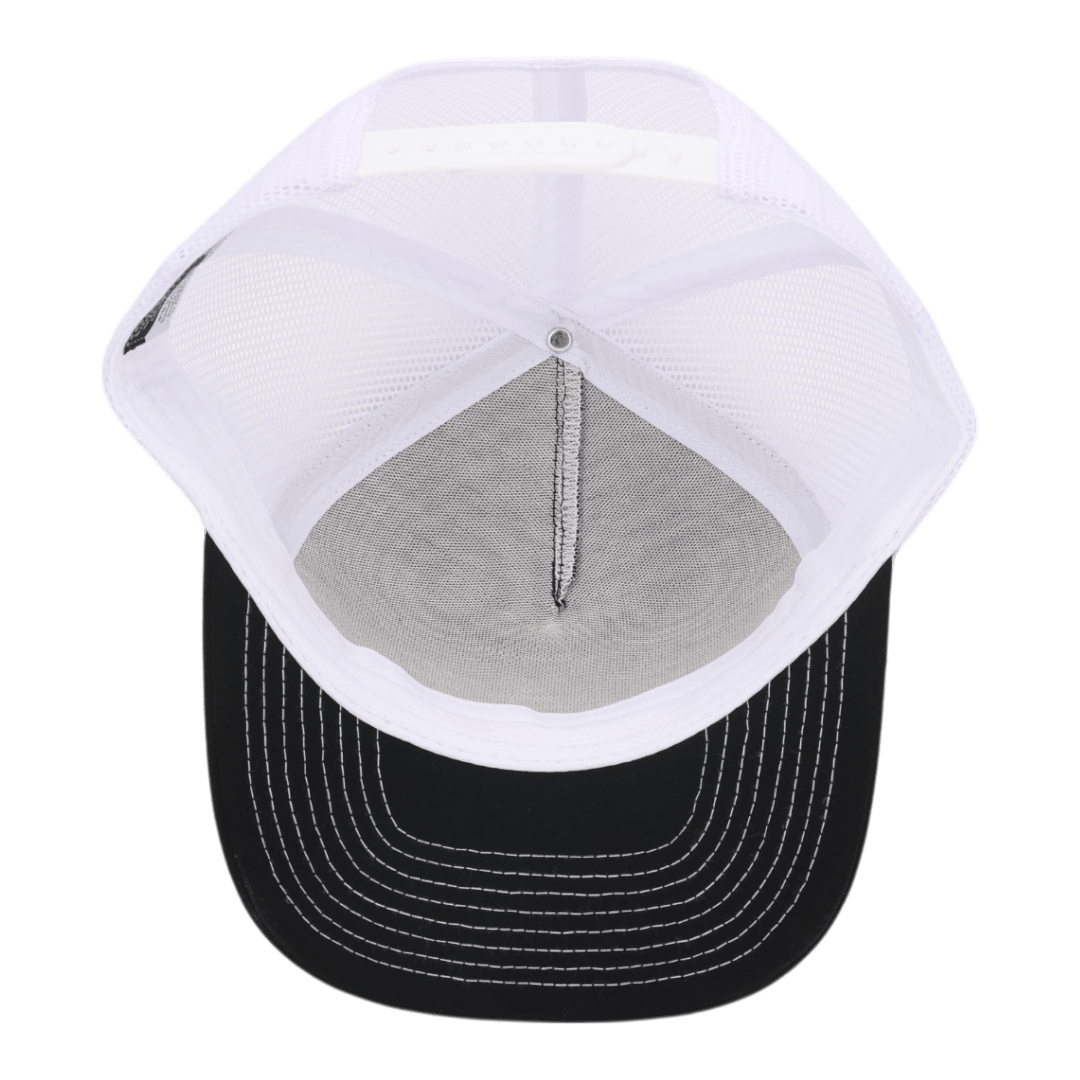 Black &amp; White Mesh 19th Hole Signature Waterproof Hat