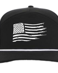 Black & White American Tradesman Waterproof Hat