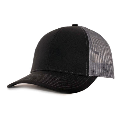 Black & Charcoal Mesh Low Pro