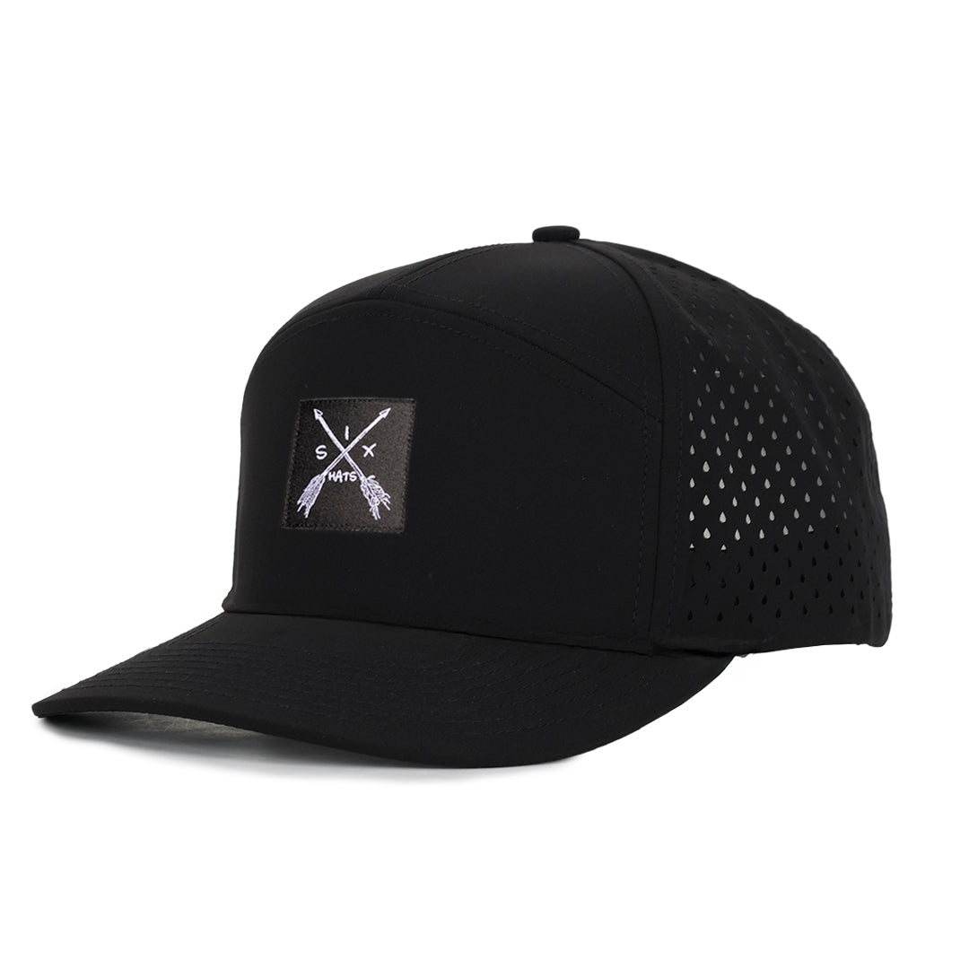 Black & White Explorer Tradesman Waterproof Hat – sixhatssupply