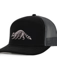Black & Charcoal Raccoon Mesh Tradesman Waterproof Hat