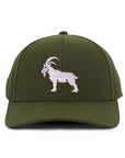 Forest Green Goat Low Pro Waterproof Hat