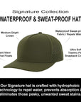 Forest Green Raccoon Signature Waterproof Hat