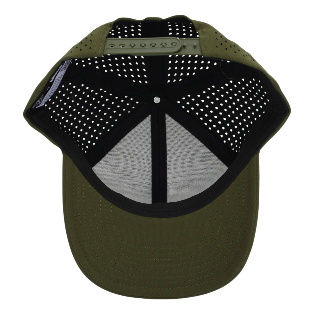 Forest Green Beaver Low Pro Waterproof Hat