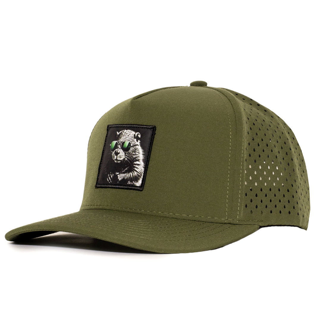 Forest Green Beaver Signature Waterproof Hat – sixhatssupply