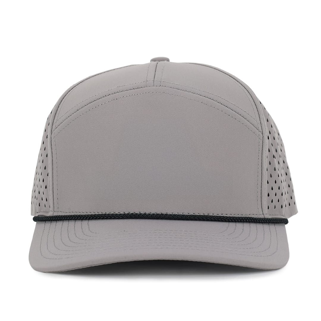 Gray tradesman baseball cap with mesh back 