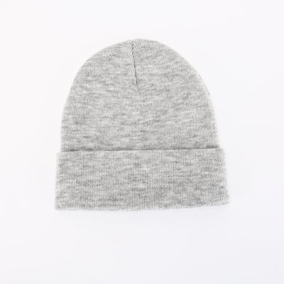 Heather Grey Folding Beanie