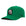 Kelly Green signature Beaver fabric patch waterproof and sweat proof frontside view SixHats supply