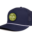 Navy_siganture_talk_birdie_to_me_chenille_patch_hat_six_hats_supply_waterproof_and_sweat_proof_caps_designed_in_Canada_side_view