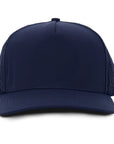 Navy stealth signature baseball cap 5 panel waterproof and sweat proof Six Hats Supply