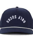 Navy Golf Sucks Tradesman Waterproof Hat