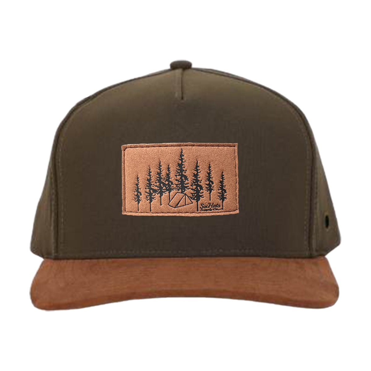 Olive Explorer Signature Tee Holder Hat W/ Magnetic Golf Ball Marker
