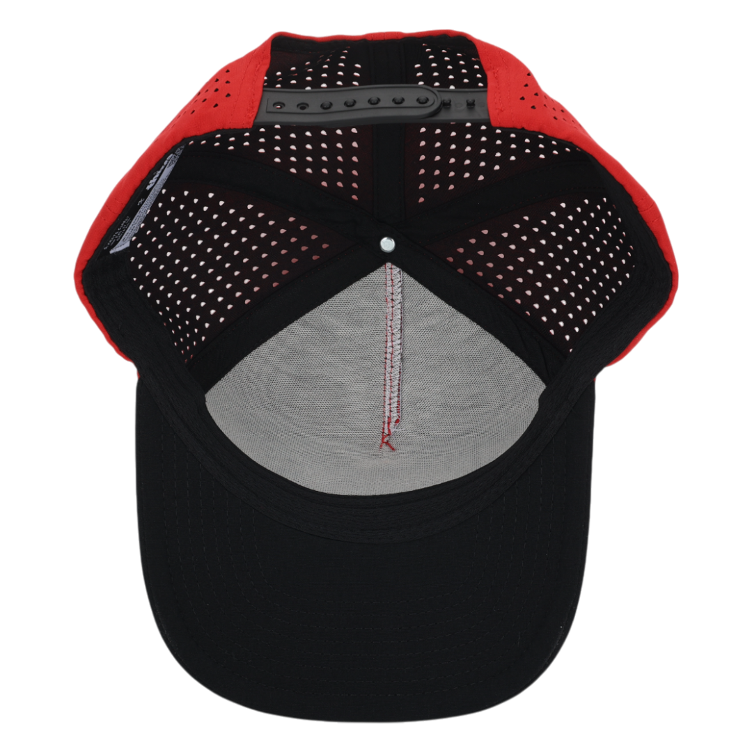 Stealth Red &amp; Black Signature Waterproof Hat