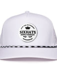 Signature White Crown rubber patch waterproof hat sweat Six hats Supply