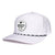 Signature White Crown rubber patch waterproof hat sweat proof Six hats Supply