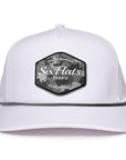 Signature White Hex camo rubber patch waterproof hat  Six hats Supply Designed in Canada