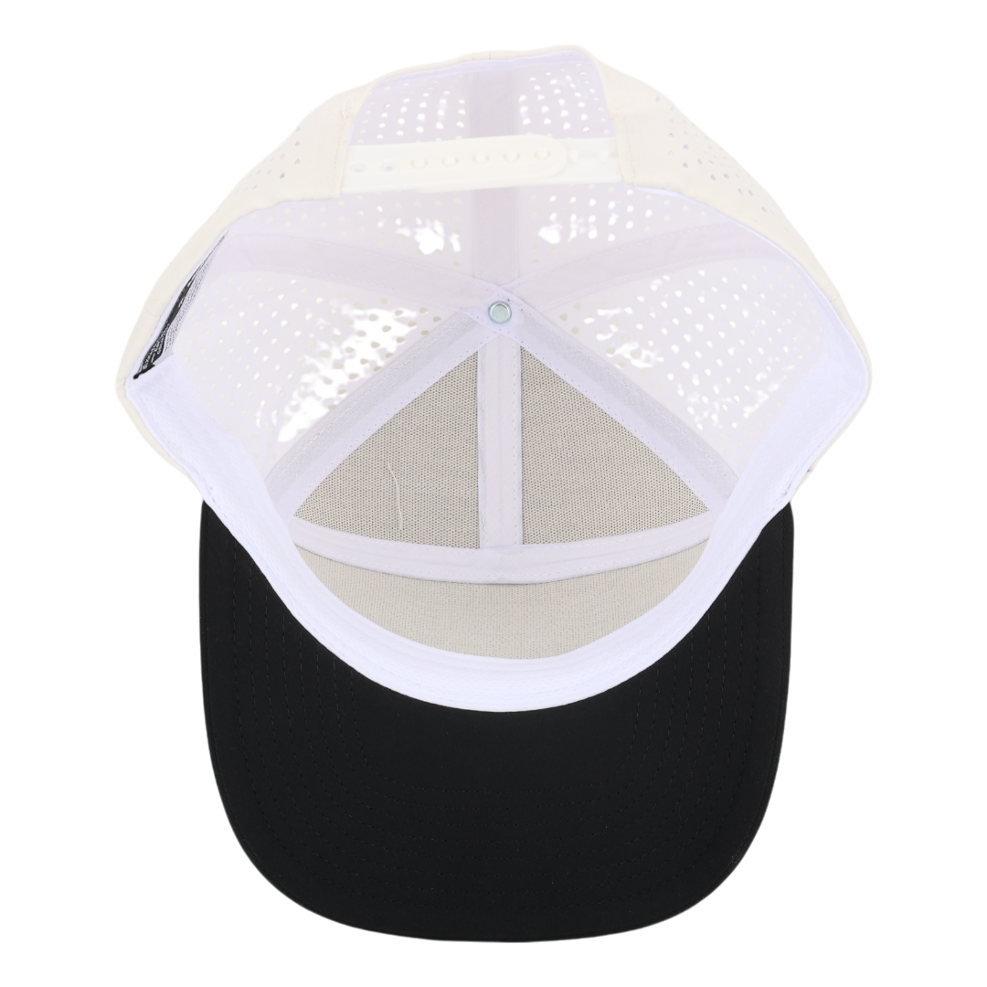 Tan &amp; Black Mushroom Tradesman Waterproof Hat