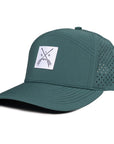 Teal_tradesman_arrow_patch_six_hats_supply_waterproof