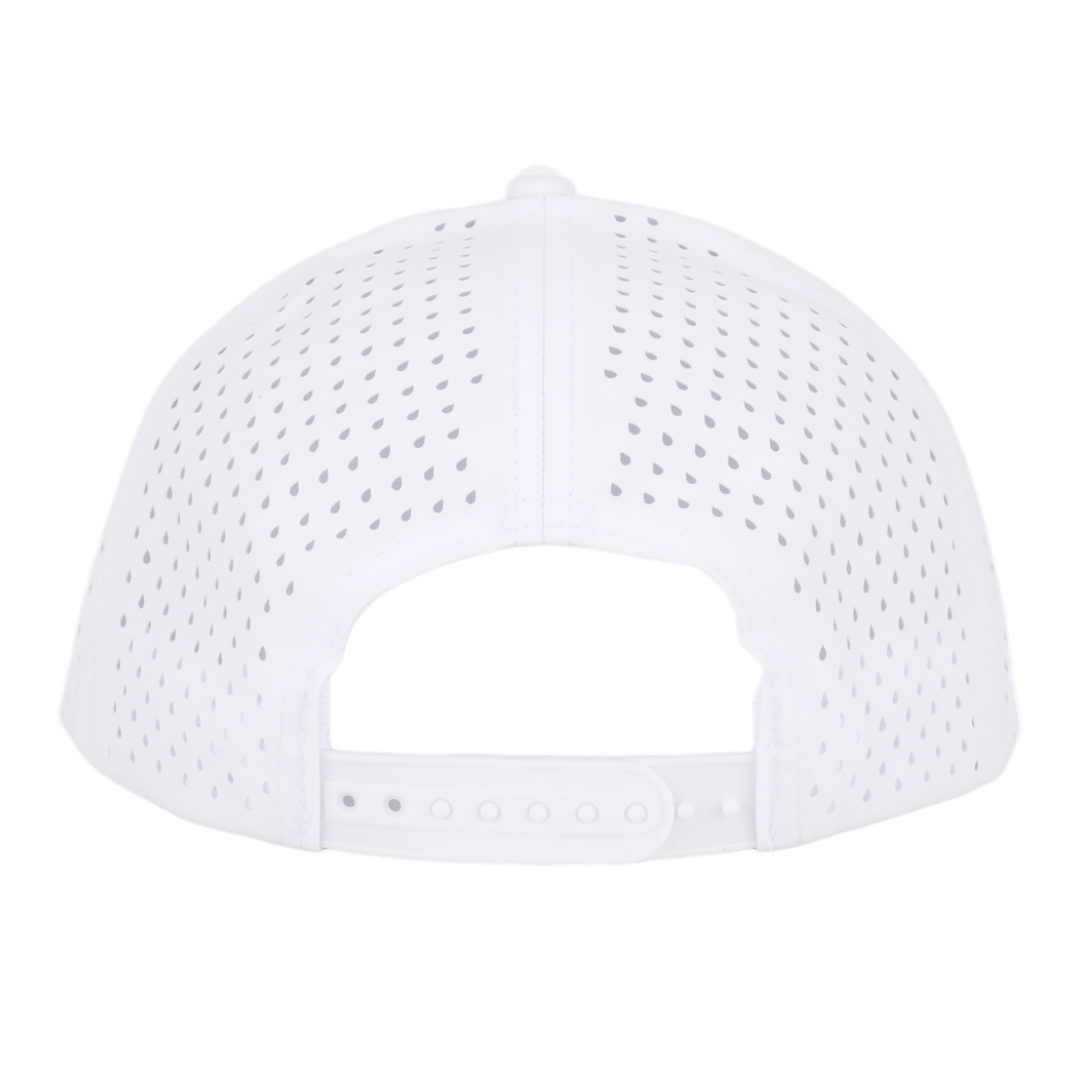 The Links White Low Pro Waterproof Hat