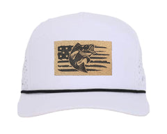 White American Fish Tradesman Waterproof Hat