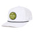 White_Signature_side_view_waterproof_sweat_proof_hats_Talk_Birdie_to_me_chenille_patch