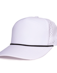White tradesman hat waterproof and sweat proof cap