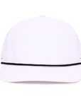 White tradesman deep fit hat waterproof and sweat proof cap