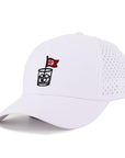 White 19th Hole Low Pro Waterproof Hat