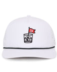 White 19th Hole Signature Waterproof Hat